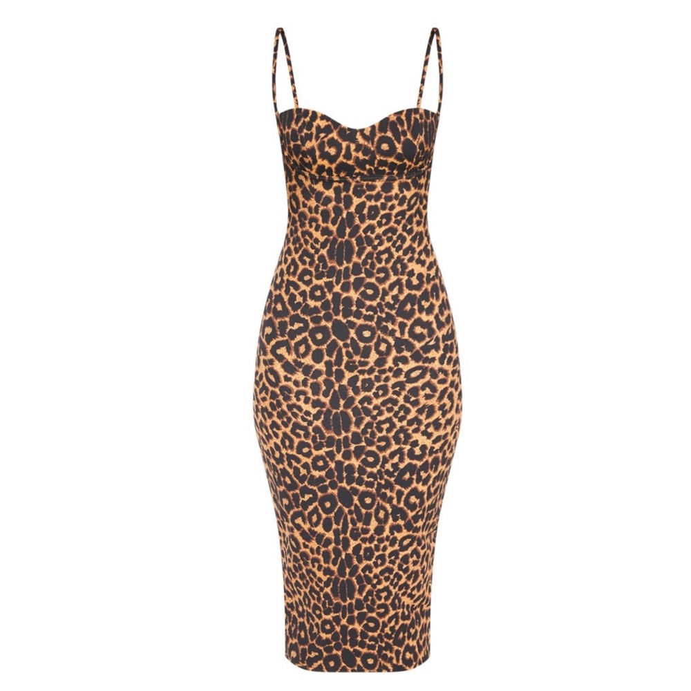 Leopard MIDI Dress